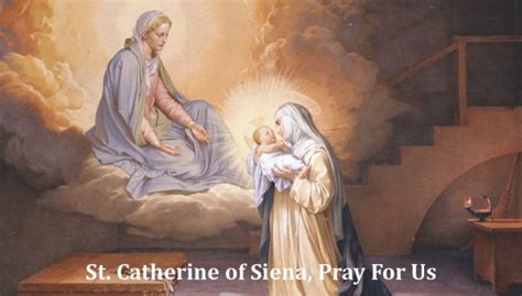 St Catherine Of Siena Prayer To Prevent Miscarriage Card