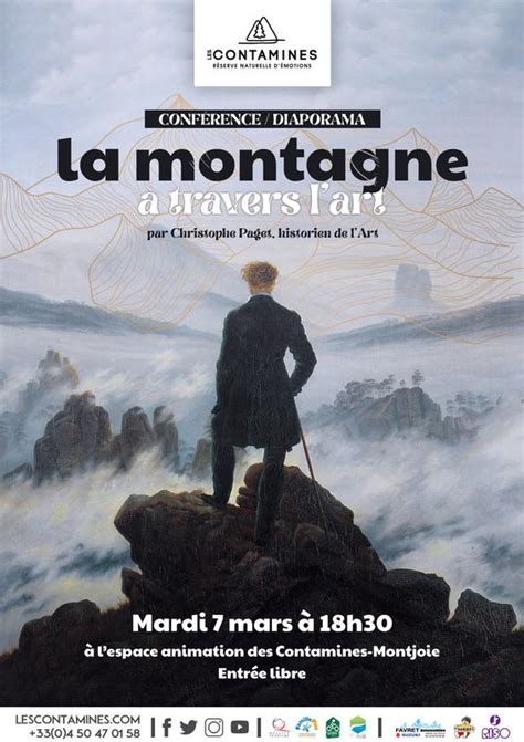 Conférence diaporama la montagne à travers l art par Christophe Paget