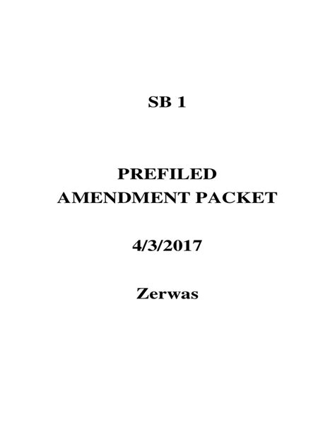 2017 Budget Amendment Packet Pdf