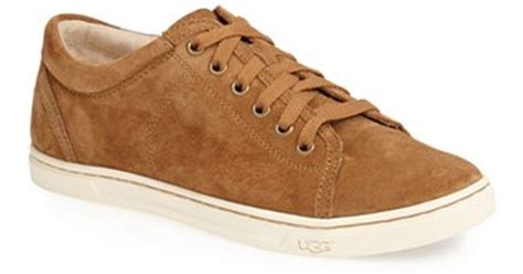 Ugg Tomi Water Resistant Suede Sneaker Women In Brown Lyst