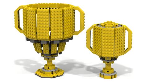 Large And Small Studded Lego Trophies This Side By Side Co Flickr