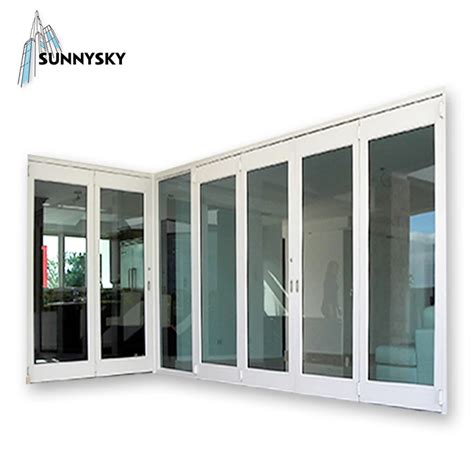 Custom Outdoor Exterior Bifold Doors Modern Designs Aluminum Alloy