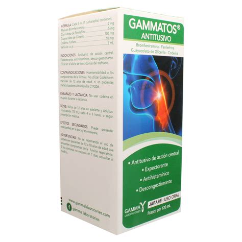 Comprar Gammatos Antitusivo Jarabe 120 Ml Walmart El Salvador