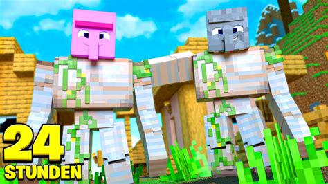 Stunden Als Eisengolem Leben In Minecraft Youtube