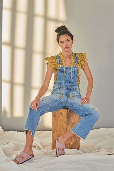 Pilcro Relaxed Denim Overalls Denim Overalls Clothes Free People