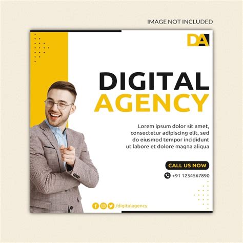 Premium Psd Digital Agency Social Media Post Template 09