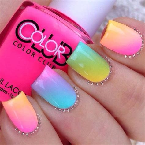 30+ Rainbow Nail Art Ideas | Art and Design