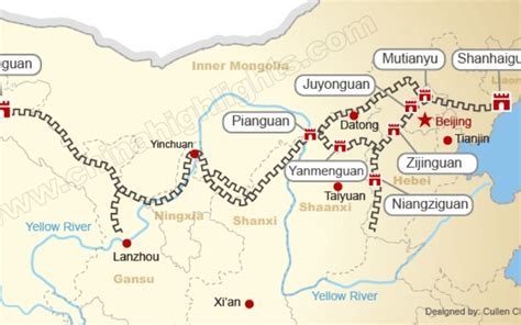 Ming Dynasty Map - Ancient China Maps - China Highlights