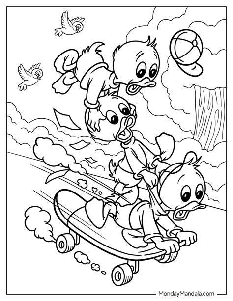 Ducktales Coloring Pages Free Pdf Printables