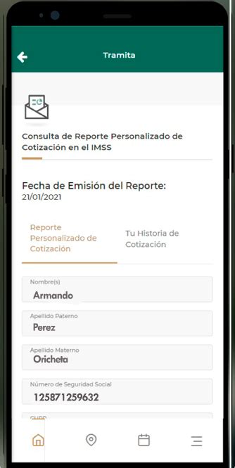 Reporte Personalizado De Cotización En El Imss