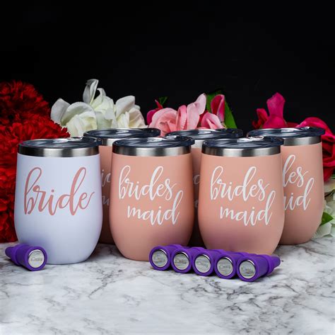 Bridesmaid Proposal Gifts Bride and Bridesmaid 6 Pack - Etsy