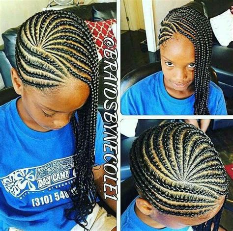 Lemonade Braids With Curls For Kids Bmp Place