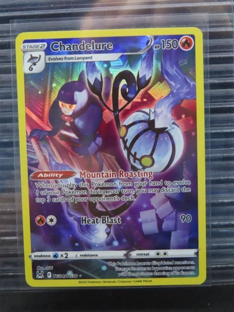 Mavin 2022 Pokemon SWSH Lost Origin Chandelure Trainer Gallery Ultra