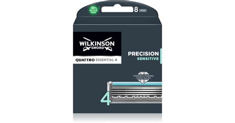 Wilkinson Sword Quattro Titanium Sensitive tête de rechange notino be