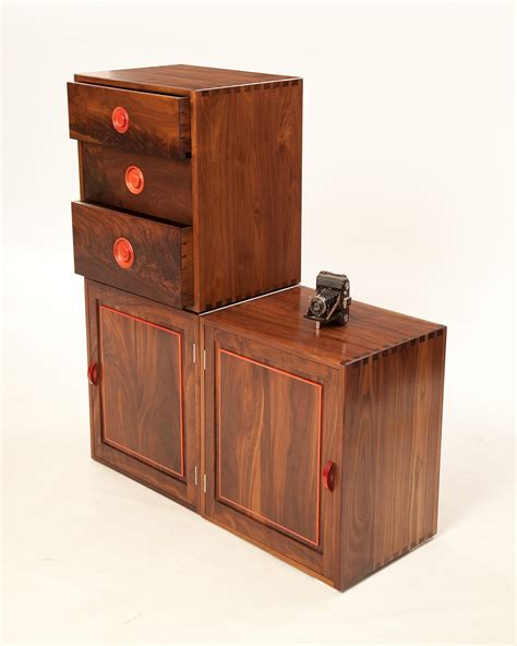 Modular Storage Cabinets In Walnut Makers Eye