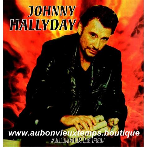 33T JOHNNY HALLYDAY ALLUMER LE FEU 4 TITRES