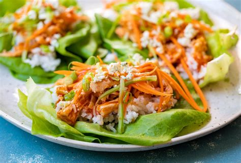 Buffalo Chicken Lettuce Wraps Rotisserie Chicken Recipe