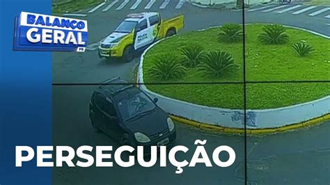 Motorista usa rotatória para escapar da polícia suspeito disse que