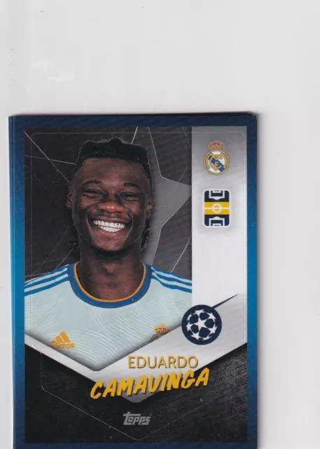 Topps Ligue Des Champions Sticker Cl Num Ro Eduardo Camavinga