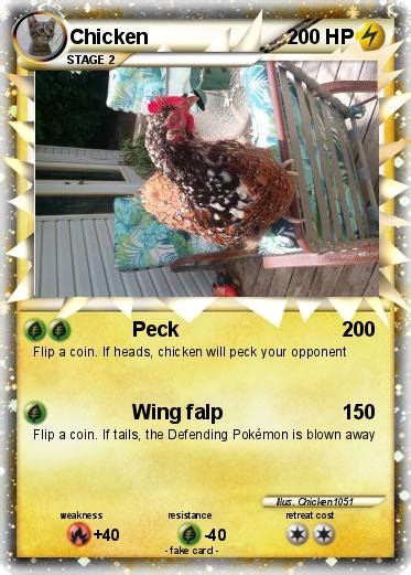 Pokémon Chicken 1162 1162 Peck My Pokemon Card