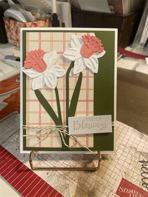 Stampin Up Daffodil Daydreams Flower Feild Handmade Birthday Cards