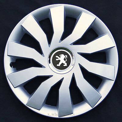 New Silver Black 16 Wheel Trims Hubcaps To Fit Peugeot Partner Expert