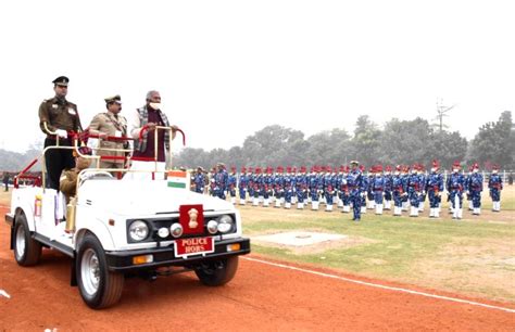 Bihar Governor Fagu Chauhan salutes after hoisting the National Flag ...