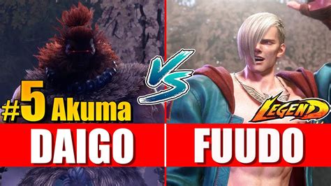 SF6 Daigo Akuma Vs Fuudo Ed Street Fighter 6 YouTube