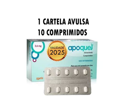 Apoquel Mg Dermatol Gico Anticoceira Cartela Comp