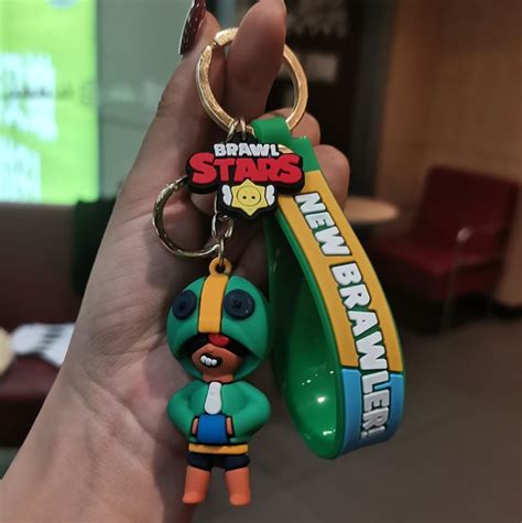 Брелок фигурка Brawl Stars Бравл Старс Leon Леон Брелок для ключей New ...