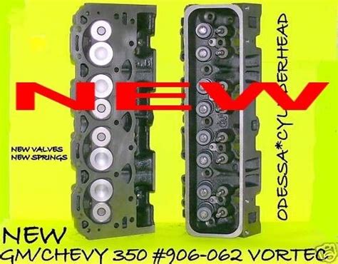 New Chevy Gm Marine Ohv V Vortec Cylinder Heads