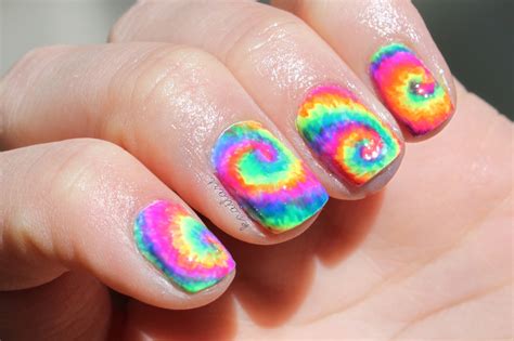 Knailart Tie Dye Nail Art Tutorial