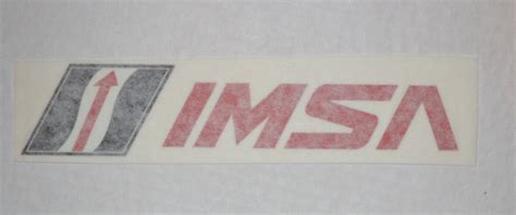 Imsa Decal Official Vinyl Transfer Sticker 8” X 1 34” Ebay