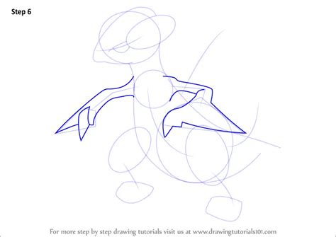 Learn How To Draw Gabite From Pokemon Pokemon Step By Step Drawing