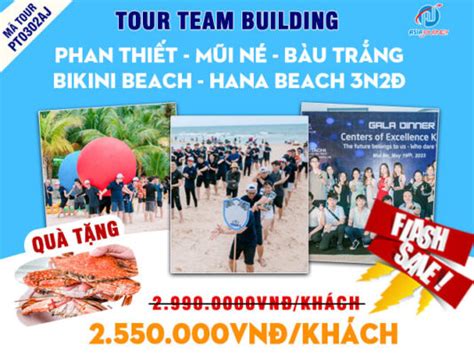 Tour team building Phan Thiết Mũi Né Bikini Beach Hana Beach N Đ