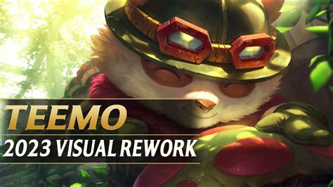 TEEMO VISUAL UPDATE REWORK 2023 League Of Legends YouTube