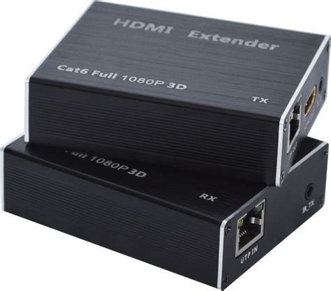 Ft M Hdmi Extender Over Single Cat E With Ir Iwatcher Plus