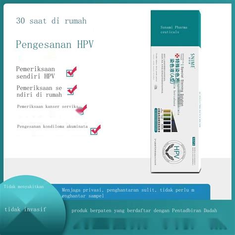 Reagen Pengesanan HPV Kanser Serviks Ginekologi Saringan Kad