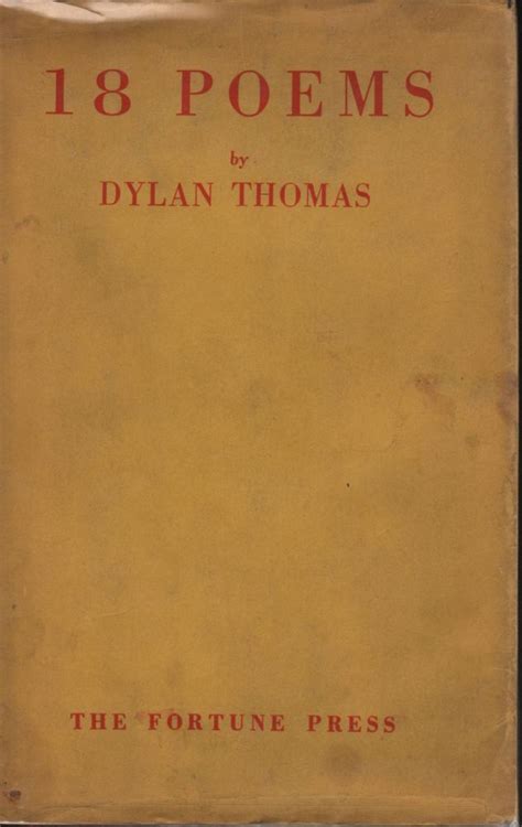 18 Poems Dylan Thomas