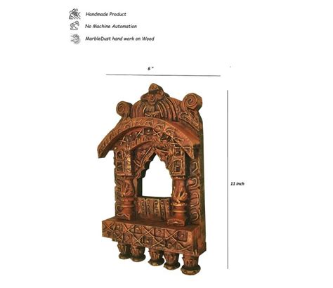 Buy Multicolor Wooden Jharokha Wall Art Set Of Online In India At