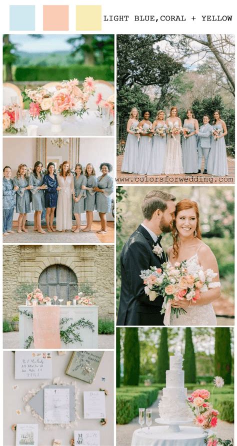 Top Coral Wedding Color Schemes For