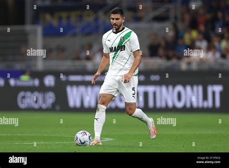 Milan Italy Th Sep Martin Erlic Of Us Sassuolo During The