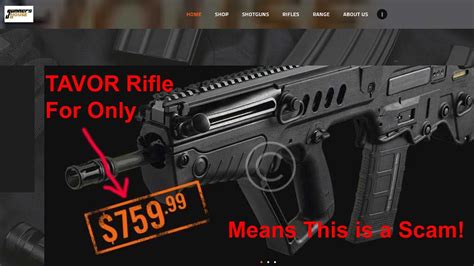 Gunners House Reviews Scam Site Says Tavor For 750 Scam