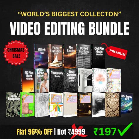 Finest Video Editing Bundle Start Your Video Editing Career Here For Free