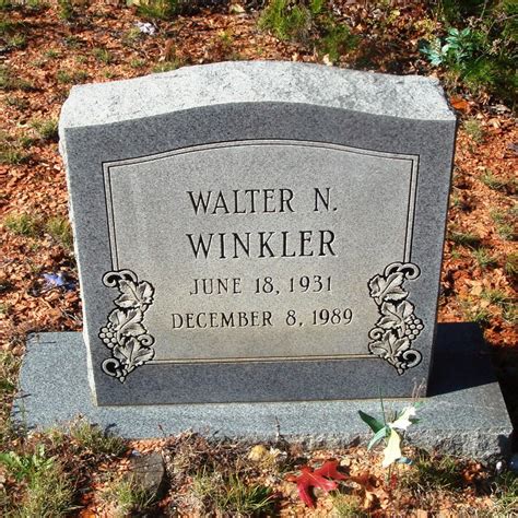 Walter Nathaniel Winkler 1931 1989 Homenaje De Find A Grave