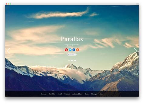 35 Stunning Parallax Scrolling Wordpress Themes For Agencies Designers