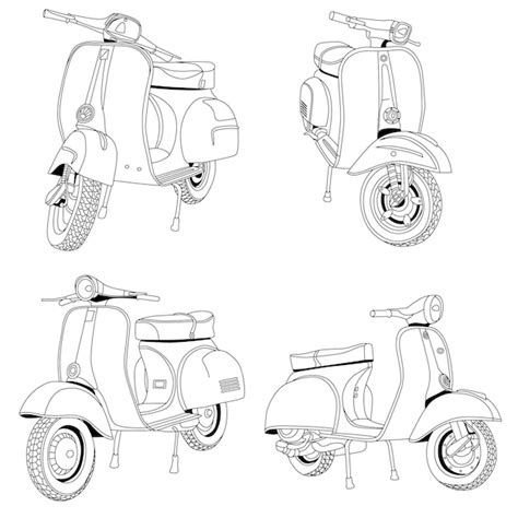 Images De Dessin Scooter T L Chargement Gratuit Sur Freepik