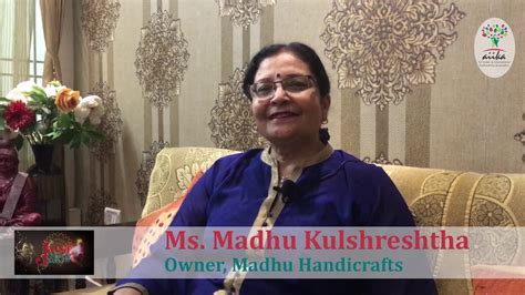 Mrs Madhu From Madhu Handicrafts YouTube