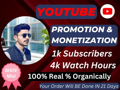 A Youtube Channel Promotion And Monetization Upwork