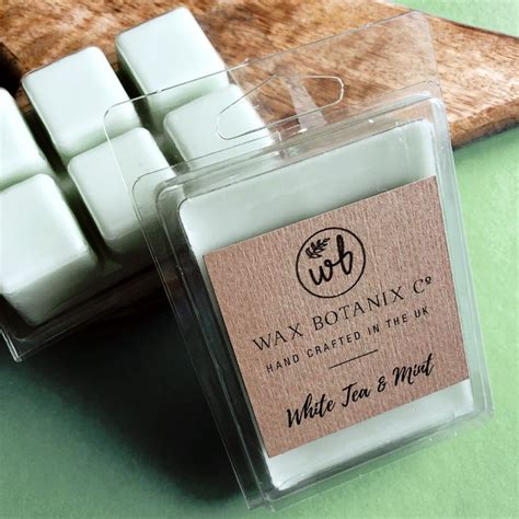 White Tea And Mint Wax Snap Bar Wax Botanix Co